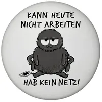 Speecheese Hary die Spinne Magnet rund mit Spruch Heute