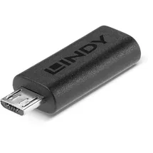 Lindy USB 2.0 Adapter [1x USB-C® Buchse - 1x USB 2.0 Stecker Micro-B