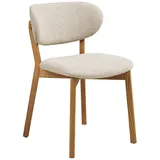 House Nordic DUNKIRK Stoffbezug Beige/Braun 2er Set