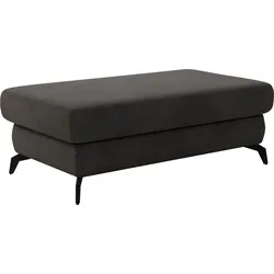Polsterhocker SIT & MORE "Bolero", grau (fango), B:121cm H:45cm T:67cm, 100% Polyester, Hocker
