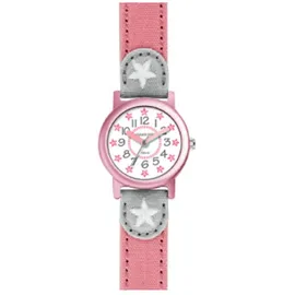 JACQUES FAREL ORG02STA 0 mm Stoffgehäuse Rosa Textilarmband Rosa onesize