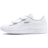 Puma Unisex Smash V2 L V Inf Sneaker, Puma white 23
