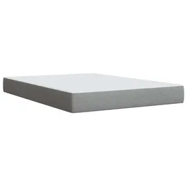 vidaXL LED-Speicherbett 140 x 200 cm Hellgrau