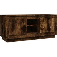 Furnicato TV-Schrank Räuchereiche 102x35x45 cm Holzwerkstoff