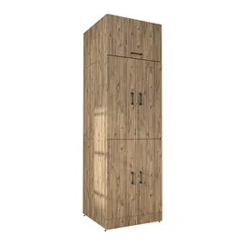 roomart Dora Waschmaschinenschrank 70 x 73,8 x 0 cm Anthrazit/Eiche