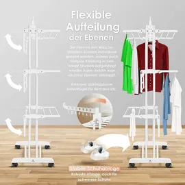 Kesser Wäscheständer Turm 4 Etagen weiß