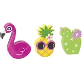 Brunnen Radiergummi 3er Set Tropical