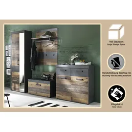 INOSIGN Ilana Garderoben-Set 4 Stk 0 x 0 x 0 grau