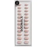 DOONAILS Soft Gel Press Ons Prosecco Short Round - Prosecco