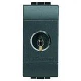 Legrand L4022 Schlüsselschalter Wechselkontakt gleiche Schließung Anthrazit