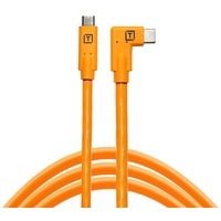 Tether Tools TetherPro USB-Datenkabel für USB-C an USB-C Right Angle - orange