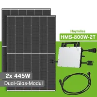 Offgridtec HMS-800W-2T dual-glas 890W inkl. Wechselrichter 800W