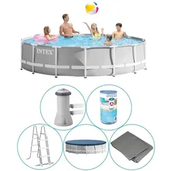 Pool - Intex - Prism Frame - Pool mit Filterpumpe - 427x107 cm EINHEITSGRÖSSE