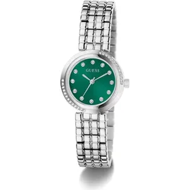GUESS Damen Uhr Armbanduhr CLARA GW0930L1 Edelstahl silber