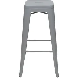 Mendler 4er-Set Barhocker  ~ grau
