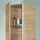 Sanipa 3way Hochschrank mit 2 Türen und 1 offenem Fach, Eiche Natural-Touch, BR11685,
