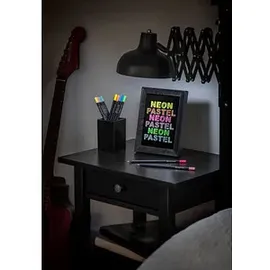 Faber-Castell Buntstifte Black Edition Neon + Pastell