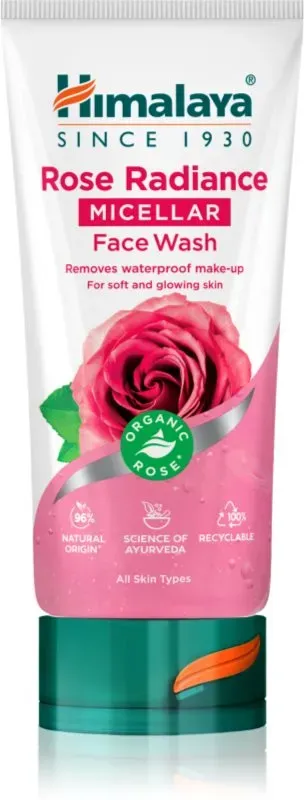 Himalaya Herbals Rose Radiance Micellar Reinigungsgel für das Gesicht 150 ml