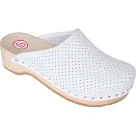 Berkemann Standard-Toeffler Pantoletten Unisex-Erwachsene, Weiß (weiß 100), 40 EU (6.5 UK)