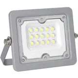 LUXULA LX400230, - LED-Flutlicht, 10 W, 4000 K, Grau IP65