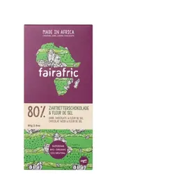 Fairafric Zartbitterschokolade & Fleur de Sel 80% Kakao bio