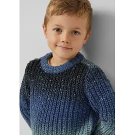 s.Oliver Grobstrick-Pullover mit Farbverlauf - blau|mehrfarbig - 92/98