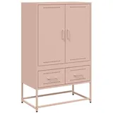 vidaXL Highboard Rosa 68x39x111,5 cm Stahl