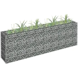 deluke Gabionen Hochbeet ROON 180 × 30 × 60 cm