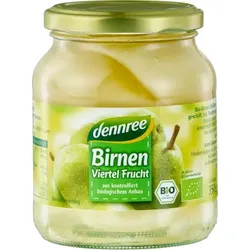 dennree Birnen Viertel Frucht bio
