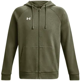 Under Armour Rival Fleece Kapuzenjacke Herren 390 marine od green/white XS