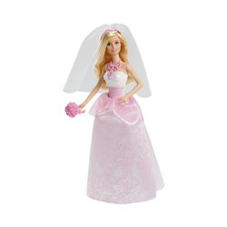 Mattel® Anziehpuppe Barbie Braut Puppe (blond), Anziehpuppe, Barbie