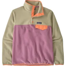 Patagonia Fleecepullover Sweatshirt Beige/Rosa M