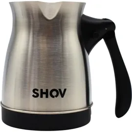 SHOV Türkischer Kaffeekocher 5 Tassen Schwarz
