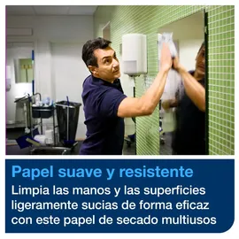 TORK Advanced Mehrzweck-Papierwischtücher Mini M1, 1-lagig, Weiß 11 Rollen