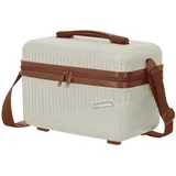 Travelite Bali Beautycase 36 cm weiss-cognac