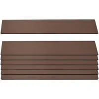 Mendler Windschutz 90 x 100 cm Braun WPC 7 St.
