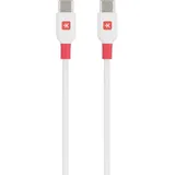 SKROSS USB-C® Kabel USB 2.0 USB-C® 2.00 m Weiß SKCA0020C-C200CN