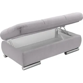 Set One by Musterring Stauraumhocker SO 4100 128 x 43 x 68 cm Silber