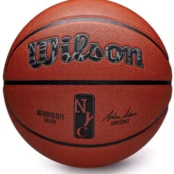 Ballon de Basketball Wilson NBA Authentic Stadt New York orange 7