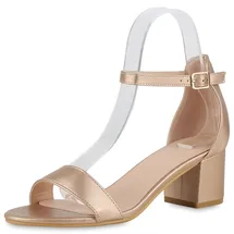 VAN HILL Klassische Sandaletten Damen Roségold 36