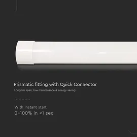 V-Tac Led Linearer Körper 40W 4K 120Cm Cree V-Tac - Weiß