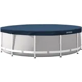 Intex Deluxe Abdeckplane rund Blau 366x20 cm