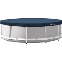 Intex Deluxe Abdeckplane rund Blau 366x20 cm