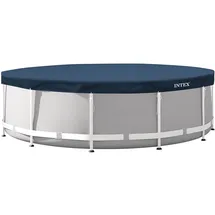 Intex Deluxe Abdeckplane rund Blau 366x20 cm