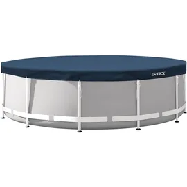 Intex Deluxe Abdeckplane rund Blau 366x20 cm