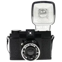 Lomography Diana F+ Kamera & Blitz Black Jack