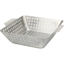 Primaster Grillkorb 26 x 22 x 7 cm Edelstahl silberfarben