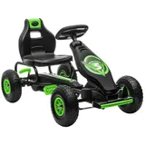 Homcom Go Kart mit verstellbarem Schalensitz 121L x 58B x 61H cm