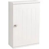 Relaxdays Hängeschrank Bad, 2 Fächer, HBT: 50 x 30