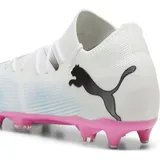 puma white/puma black/poison pink 44